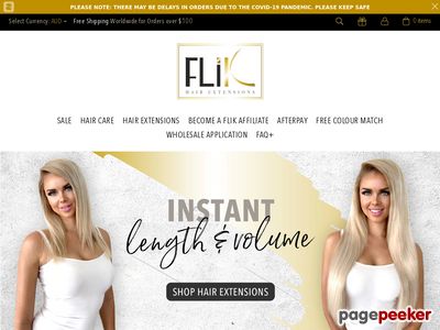 flikhairextensions.com